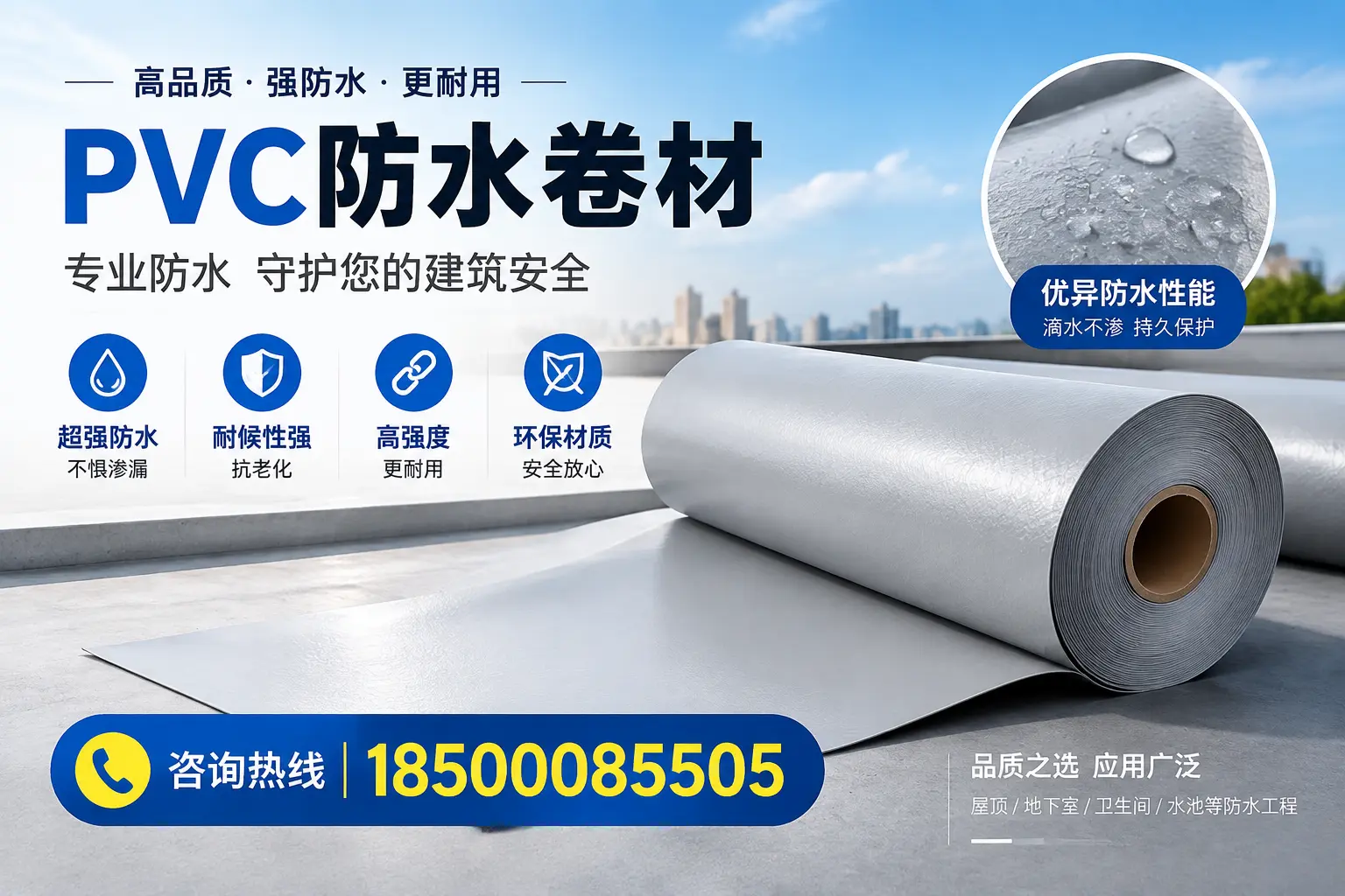运城地区pvc防水卷材的市场现状与发展趋势